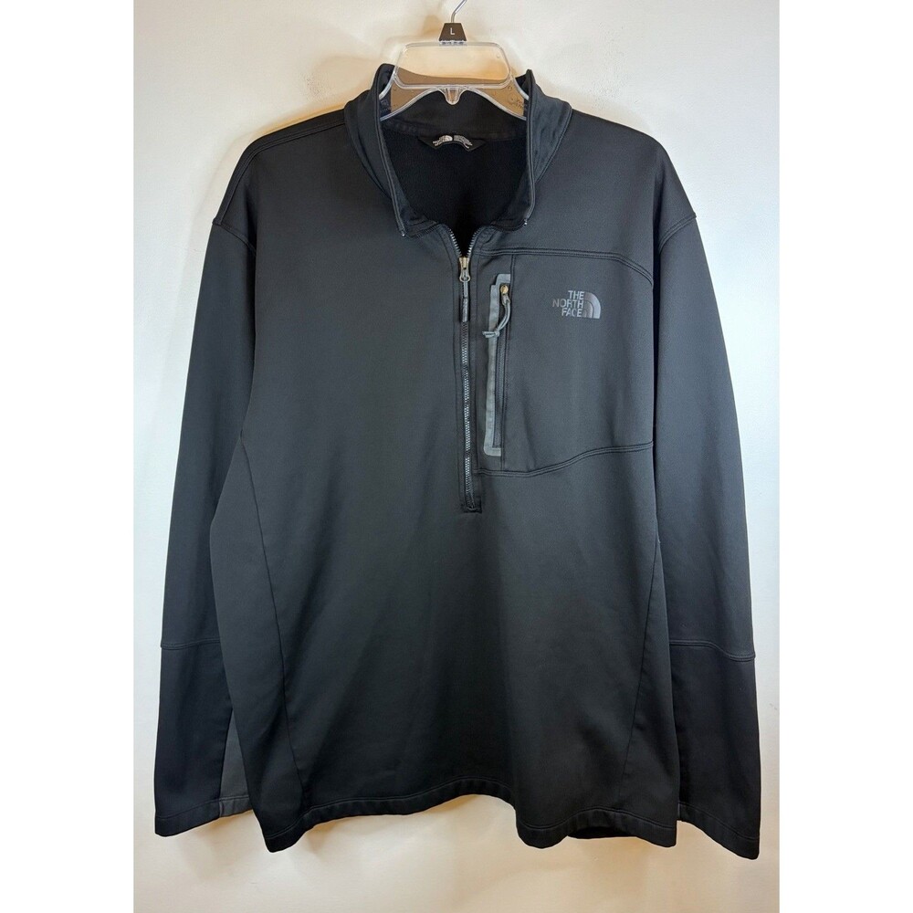 THE NORTH FACE Mens 3XL Canyonlands Black 1/2 Zip Fleece Pullover Outdoor